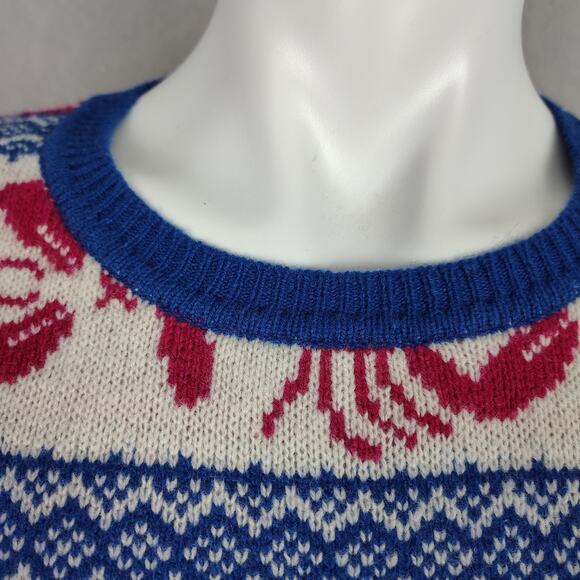 Vineyard Vines Lambswool Fair Isle Lobster Sweater Size XL - Picture 9 of 14